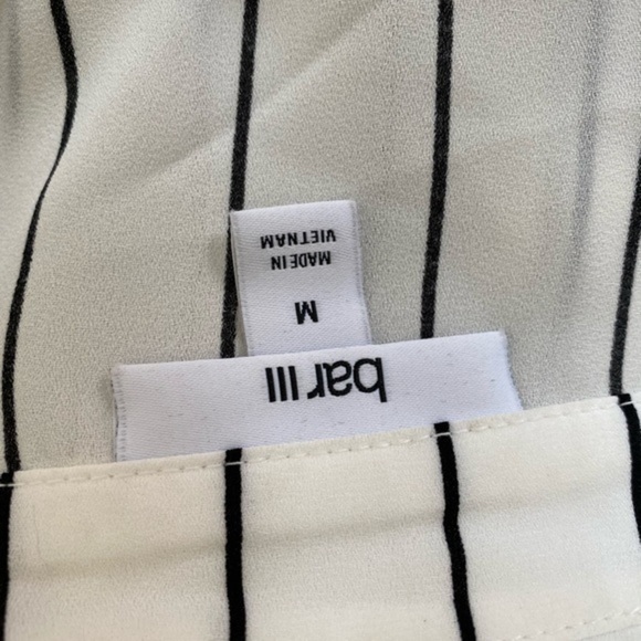 NWT Bar III Striped Tunic Blouse Size M - Picture 4 of 5